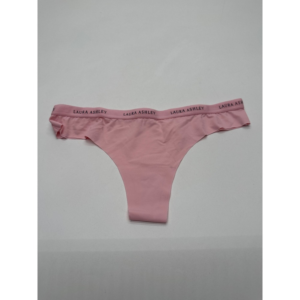 Laura‎ Ashley Pink Thong Underwear Women's String Panties Intimates small